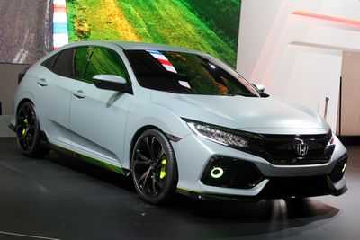 Honda представит прототип Civic Hatchback Prototype на автосалоне в Женеве