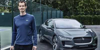 Энди Мюррей ездит на электротяге на Jaguar I-PACE во Всемирный день окружающей среды